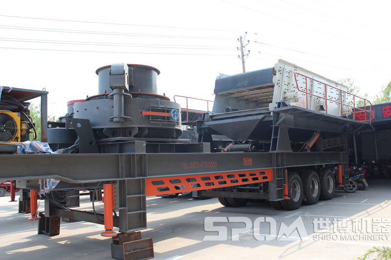 5X立軸沖擊式制砂機移動車 5X立軸沖擊式制砂機移動車